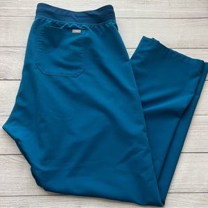 Figs Livingston Women’s Scrub Bottoms Size XXL-T Color Alps Blue
